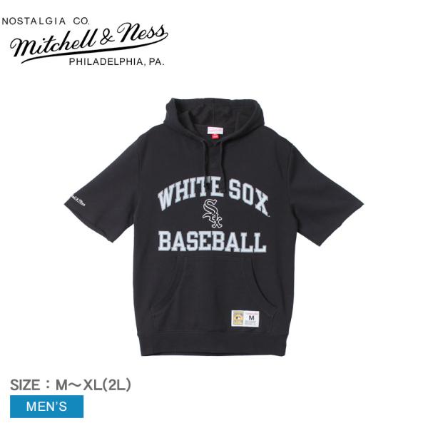 ミッチェル&ネス　ホワイトソックス Mitchell&Ness（ミッチェルアンドネス） プルオーバーパーカー メンズ
