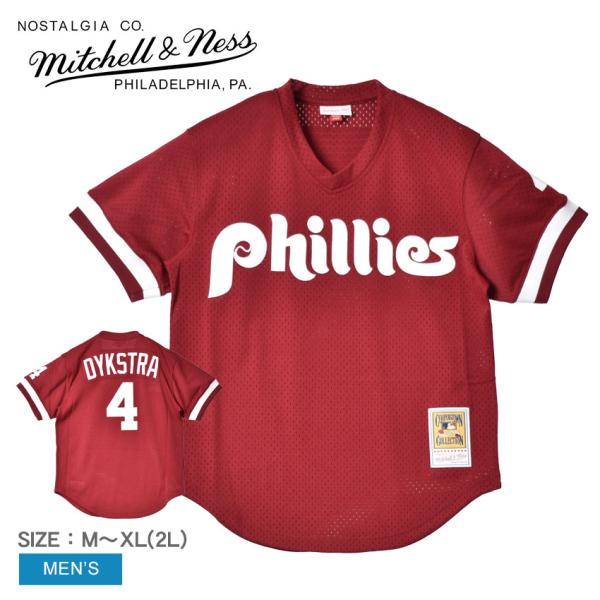 ミッチェルアンドネス ユニフォーム メンズ MITCHELL ＆ NESS ABPJ3045-PPH91LDYCARD レッド