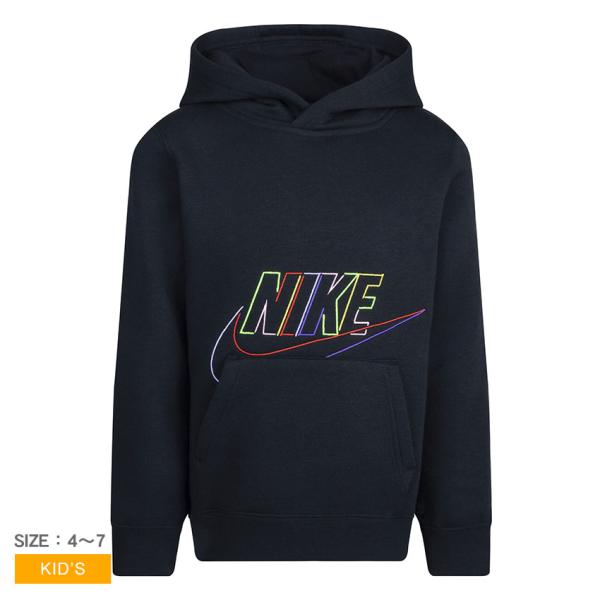 ナイキ パーカー キッズ ジュニア 子供 B NSW CLUB HBR CORE PO NIKE 86K678-023 090 ブラック 黒 ウェア 長袖 パーカー ロゴ 爆買