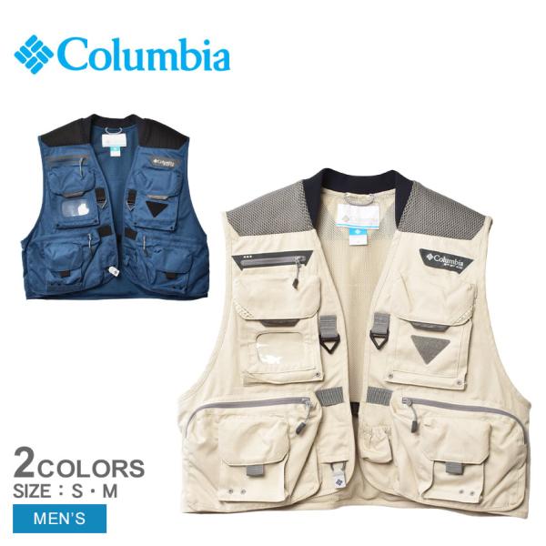 Columbia ブラック アウトドアベスト M Columbia アウトドアベスト Mサイズ（ゴールドクリークベスト(S
