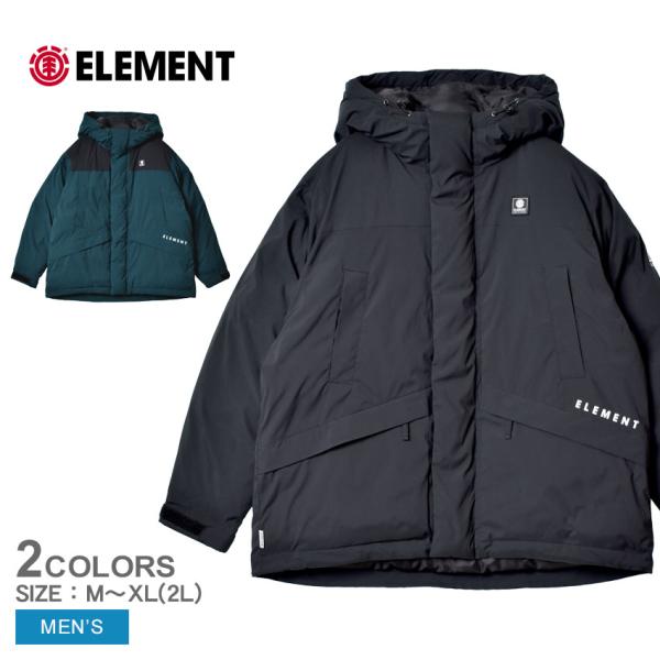 element × GRIFFIN / ダウンジャケット/L/ポリエステル/ブラック/総柄/AI022-790/エレメント ELEMENT（エレメント） 送料無料 ダウンジャケット メンズ ビギー