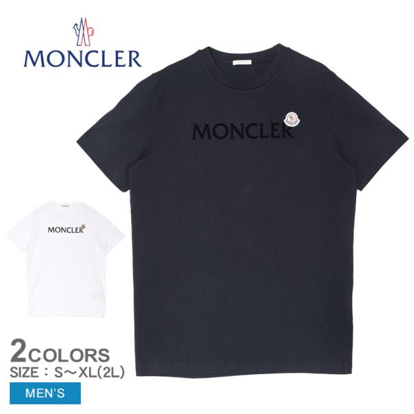 【新品未使用】MONCLER　　モンクレール　半袖　Tシャツ　ブルー　サイズM MONCLER（モンクレール） Tシャツ レディース 8C00009 829HP 半袖