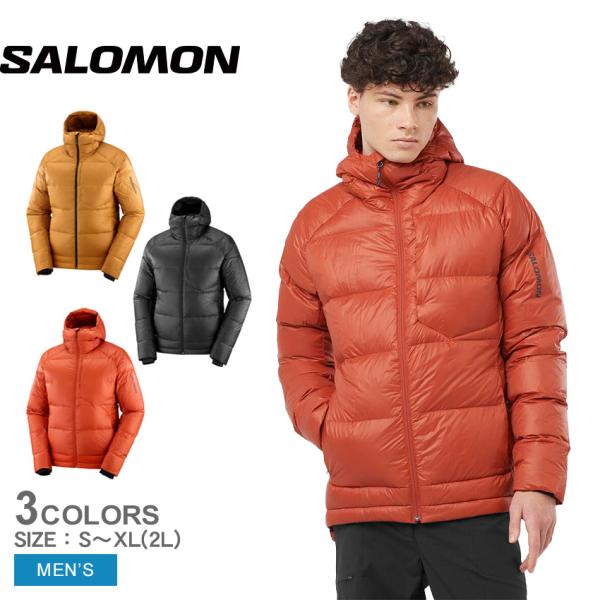 Salomon オレンジ ジャケット SALOMON サロモン ダウンジャケット メンズ LC2122000 LC2103900