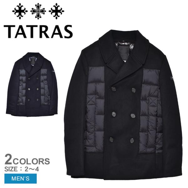 TATRAS タトラス Pコート 紺色 TATRAS タトラス ダウンジャケット Pコート風 ネイビー レディース