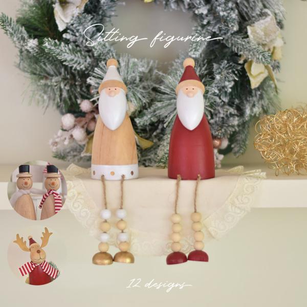 ■採寸[単位(cm)]サンタ(高さ×幅×足の長さ)/13.5cm×5cm×10cm雪だるま(高さ×幅×足の長さ)/14.3cm×5cm×10cmトナカイ(高さ×幅×足の長さ)/13cm×5cm×10cm※上記サイズは、実際に同一の商品を採寸...