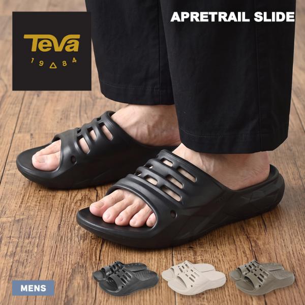 テバ サンダル メンズ アプレトレイル スライド TEVA 1164651 カーキグリーン ベージュ 靴 シューズ テヴァ リカバリー アウトドア スポサン