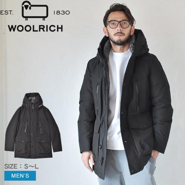 Woolrich ウールリッチ レザージップパーカー M ブラック z-sports_20090140
