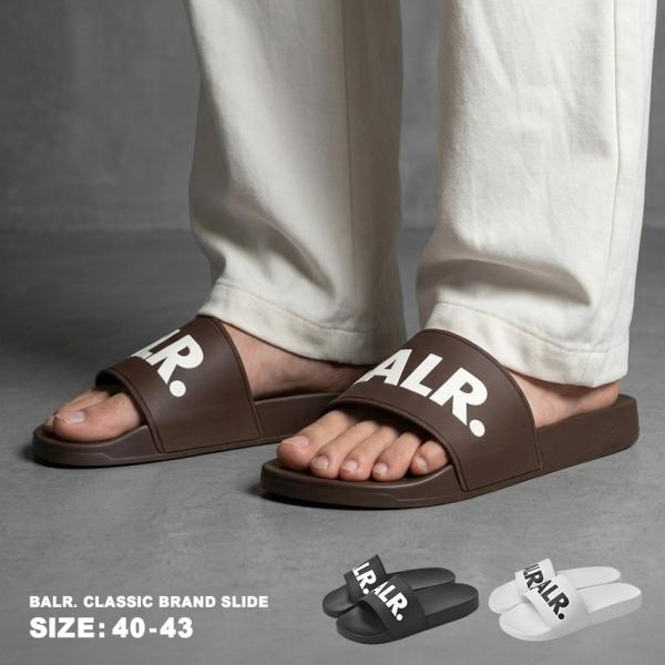 BALR.（ボーラー） サンダル メンズ CLASSIC BRAND SLIDE BALR. B6720