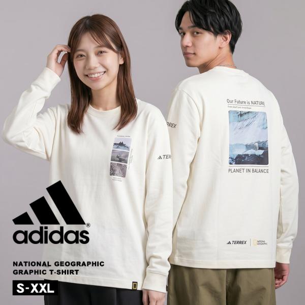 adidas（アディダス） 長袖Tシャツ メンズ レディース ナショナル ジオ