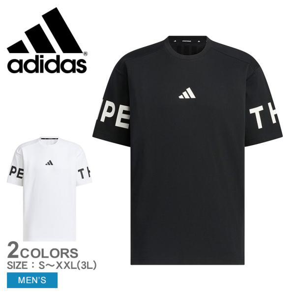 アディダス Tシャツ Lサイズ 半袖 レギンス ワーディング 上下セット 黒 adidas（アディダス） 半袖Tシャツ メンズ ワーディング パック ルーズ