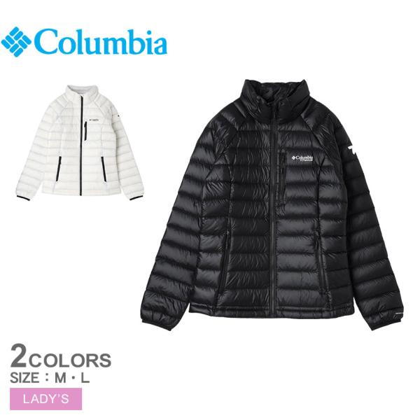★美品コロンビアcolumbiaリップストップダウンジャケットwomen'sL z-sports_2489-0818