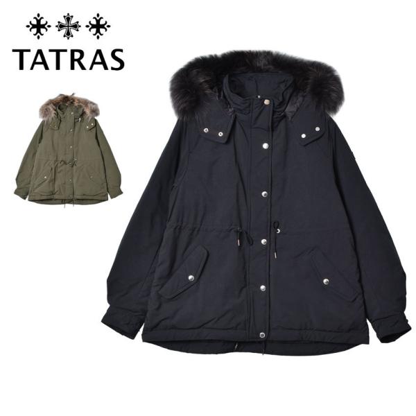 美品❄️TATRAS タトラス ダウンコート ファー付き カーキ01サイズ TATRAS（タトラス） ダウンコート SARMA サルマ LTAT24A4794-D