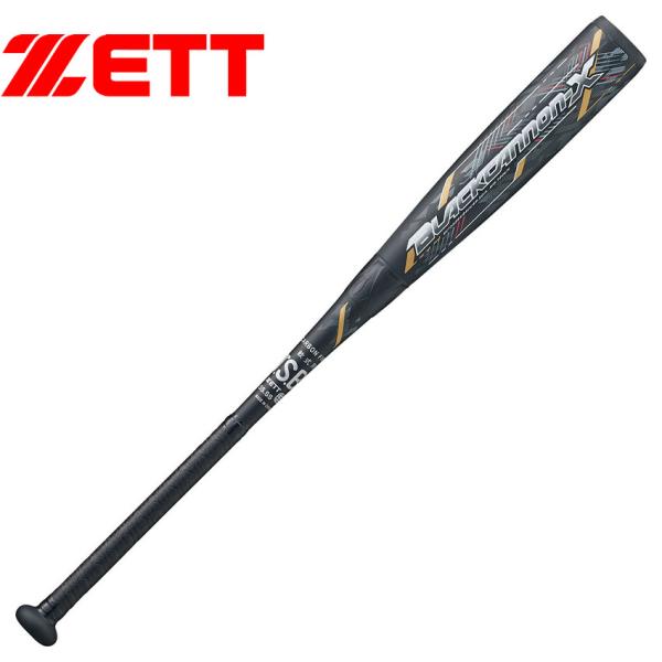 ZETT ブラックキャノンX 軟式バット 84cm ブラックキャノン ゼット バット 一般軟式バット FRP製 カーボン製