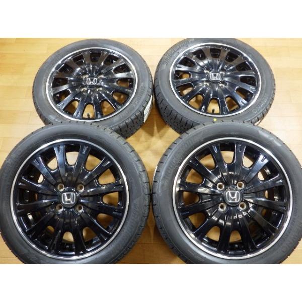 （決まりました）美品　ホンダN-BOXカスタム純正ホイール　タイヤ付き4本セット ホンダ（HONDA） ディーラー納車前 新車外し N-BOXカスタム