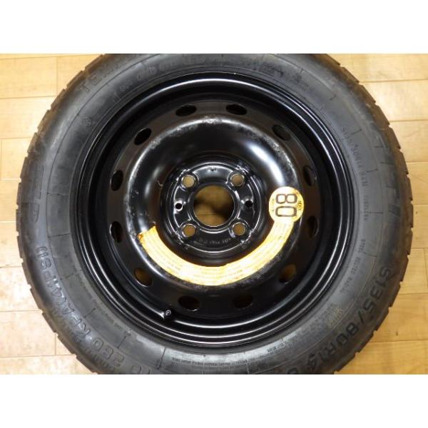 FIAT フィアット パンダ3 純正 スペアタイヤ ホイール 1本 4H-98 14インチ 4J+43 135/80R14 84M 500