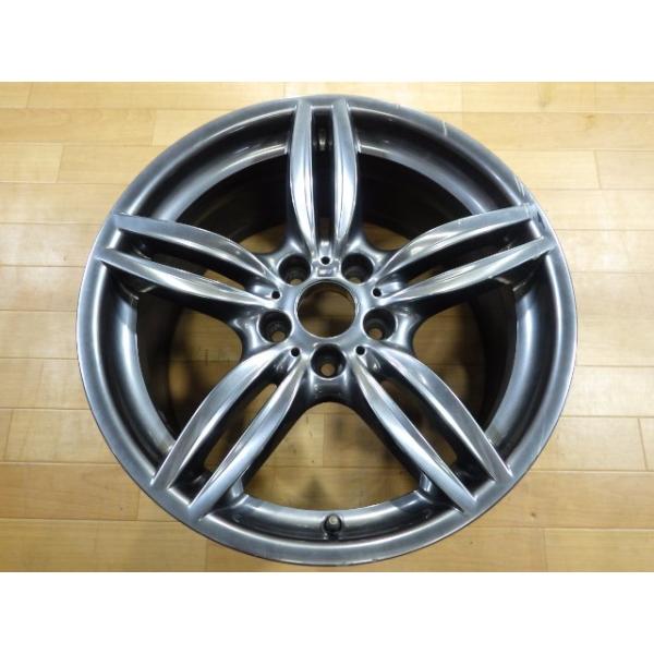 BMW 5シリーズ F10 F11 Mスポーツ 純正 ダブルスポーク スタイリング351M ホイール リア用 1本 5H-120 19インチ 9J+44 ガンメ