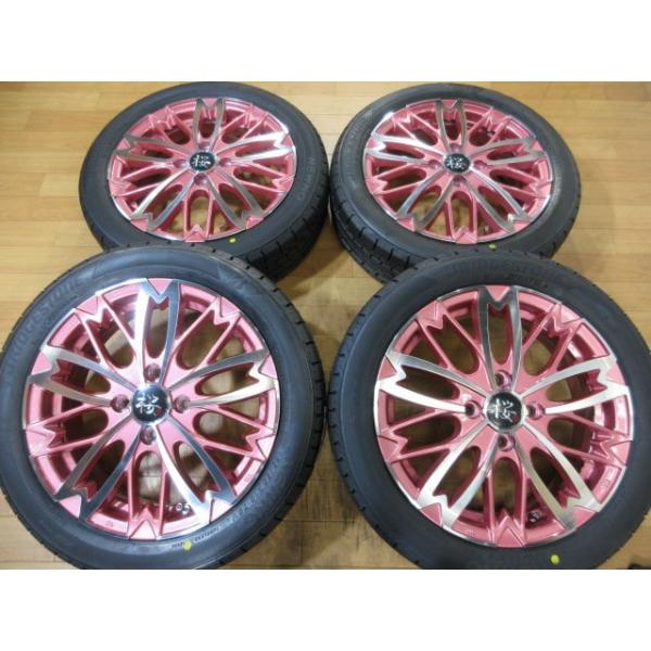 新品 軽四 和道 桜 ホイール タイヤ 2024年 ブリヂストン 4本 15インチ