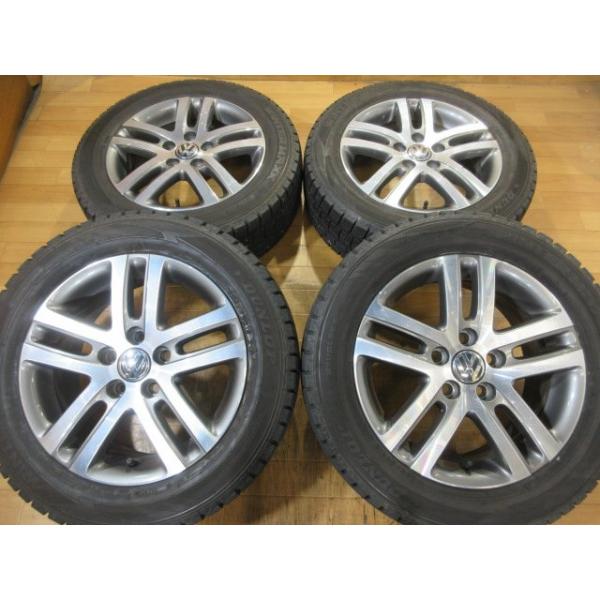 フォルクスワーゲン ゴルフ 純正ホイール スタッドレス 205/55R16 フォルクスワーゲン（Volkswagen） VW ゴルフ5 純正 ホイール