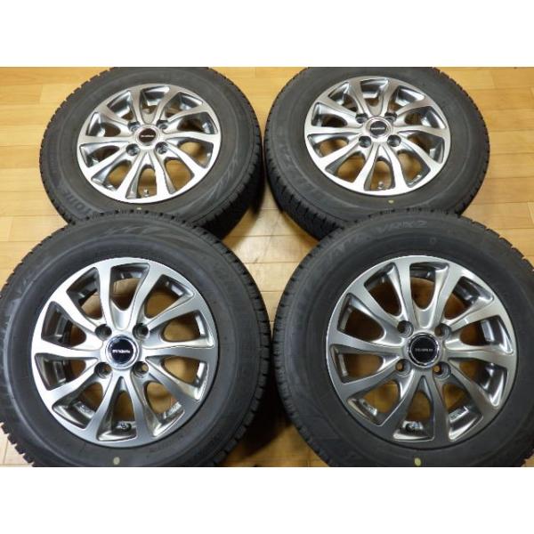 軽自動車 溝有り スタッドレス4本 145/80R13 ブリヂストン VRX 溝有り タント ムーヴ  ワゴンR  N-BOX他 BRIDGESTONE（ブリヂストン） 溝有り! 軽四 ワゴンR アルト ミライース