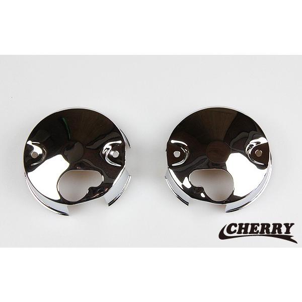 Z400FX メーターカバー　メッキ 344】【Z400FX】 新品メッキメーターカバー下側 チラッと見える粋な