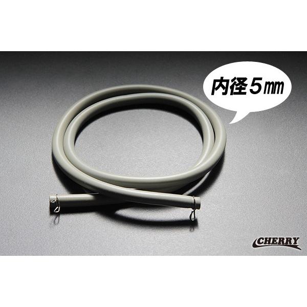 汎用の燃料ホースです。 固定用のクリップが2個付属します。 柔らかい耐油ゴム2層構造。 ・ガソリンホース　1本 内径5ミリ　ｘ　外径10ミリ　 長さ　約1メートル