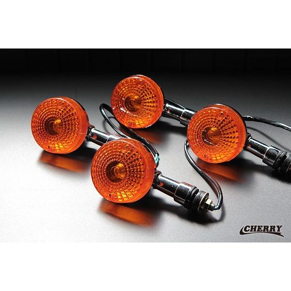 【272】GSウインカー　オレンジ　ステー一体式　4個セット