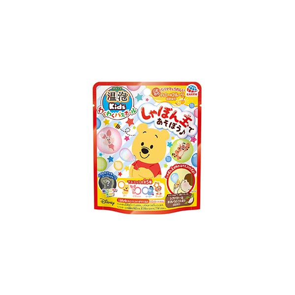 アース製薬 温泡 ONPO Kids わくわくバスボール くまのプーさん 80g