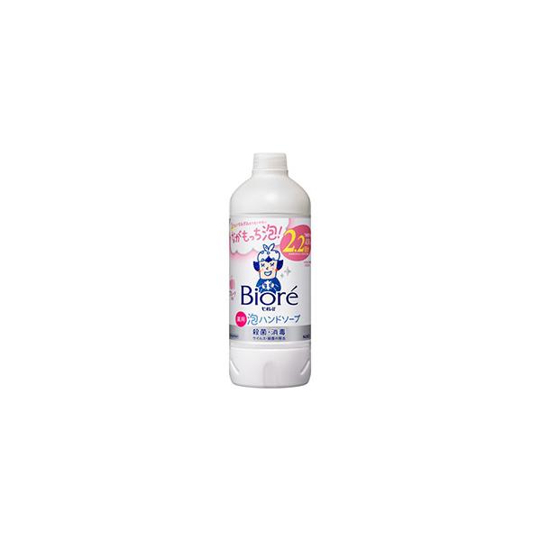 ▼5000円以上送料無料　(但し沖縄県、離島などは別途送料負担があります)　　　　花王　ビオレｕ泡ハンドソープ　フルーツつめかえ用４３０ｍｌは洗浄中へたりにくい「ながもっち泡」。１プッシュですみずみまで洗いやすい。泡立ちがよく長持ちの泡なの...