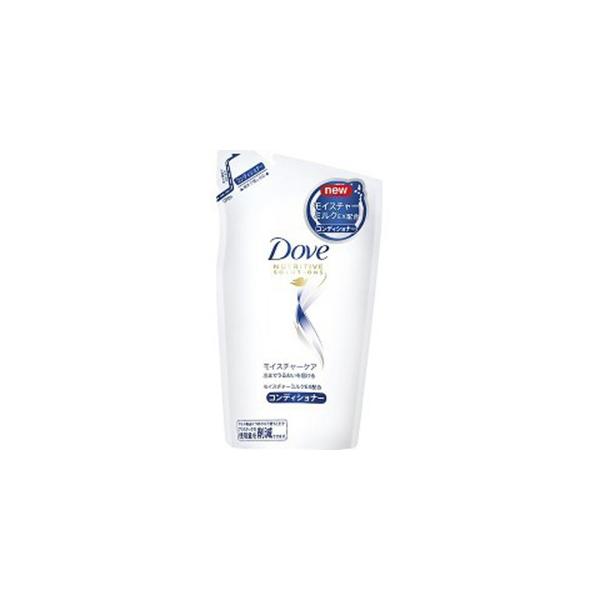 ▼5000円以上送料無料　(但し沖縄県、離島などは別途送料負担があります)　ユニリーバ　ダヴ　モイスチャーケア　コンディショナー詰替用　350gはモイスチャーミルクＥＸが髪になじんで内側まで浸透し、うるおいを届ける。髪の外側をベールのように...