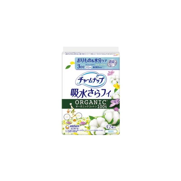 他サイト： ユニチャーム　チャームナップ　吸水さらフィパンティライナーコットン４２枚の商品画像