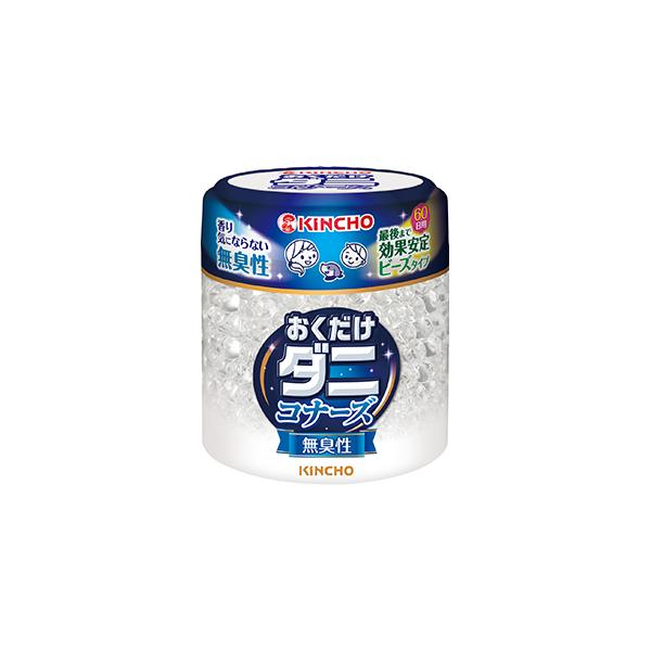 ▼5000円以上送料無料　(但し沖縄県、離島などは別途送料負担があります)　　　大日本徐虫菊 ダニコナーズ　ビーズタイプ　６０日　無臭性170ｇは天然由来成分のビーズタイプのダニよけ。置くだけでダニを寄せ付けません。緑茶消臭エキス配合で、消...