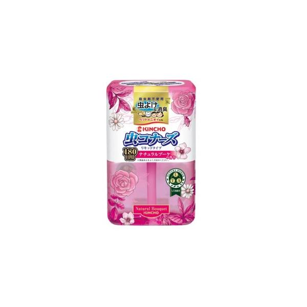 ▼5000円以上送料無料　(但し沖縄県、離島などは別途送料負担があります)　　　大日本徐虫菊 虫コナーズ　リキッドタイプロング１８０日ナチュラルブーケの香り400ｍｌはリキッドタイプだから、最後まで安定して、虫よけ成分が広がる。緑茶エキス配...