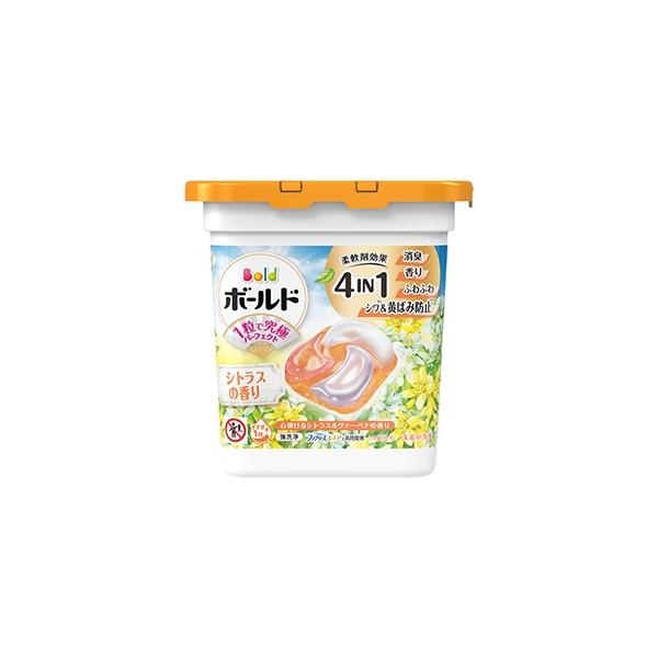 ▼5000円以上送料無料　(但し沖縄県、離島などは別途送料負担があります)　　　Ｐ＆Ｇ　ボールドジェルボール　４Ｄ心弾けるシトラス＆ヴァーベナの香り本体１１個は部屋干しでも天日干し級の爽やかさを実現。1粒で究極パーフェクト。消臭・ふわふわ・...