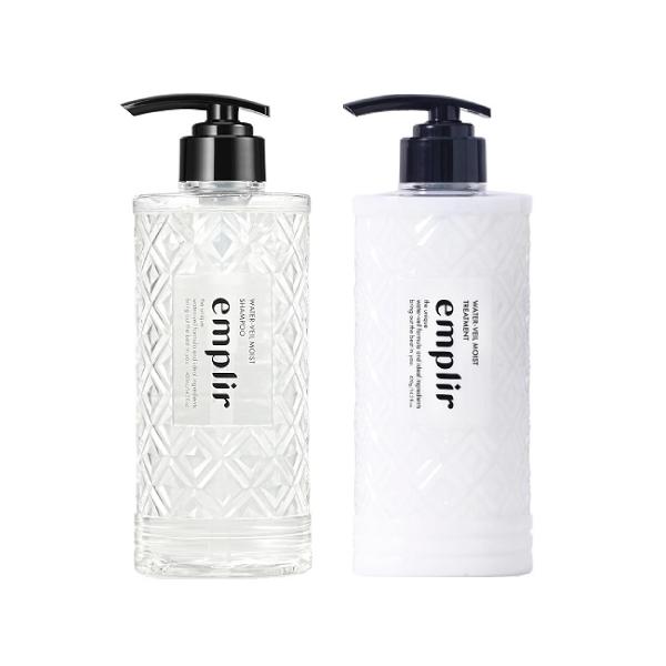 アンプリール ウォーターベール モイストシャンプー 本体 420mL+ヘアトリートメント本体 420g