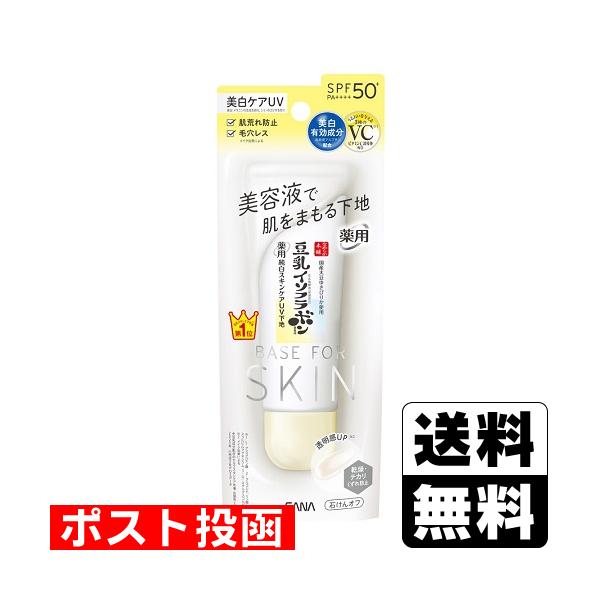 (ポスト投函)(常盤薬品)SANA(サナ) なめらか本舗 薬用純白スキンケアUV下地 N クリアホワイト 50g