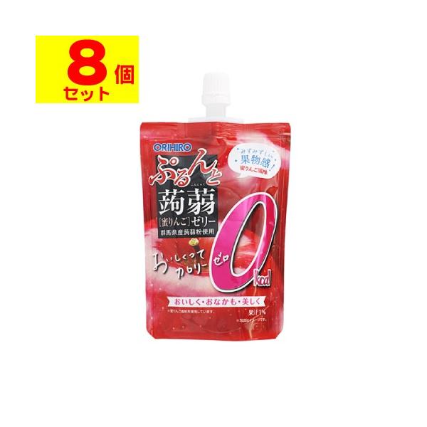 ゼリー こんにゃくゼリー オリヒロ ぷるんと 蒟蒻ゼリー カロリーゼロ 蜜りんご 1ケース 130g×48本 ゼロカロリー 箱売り ギフト