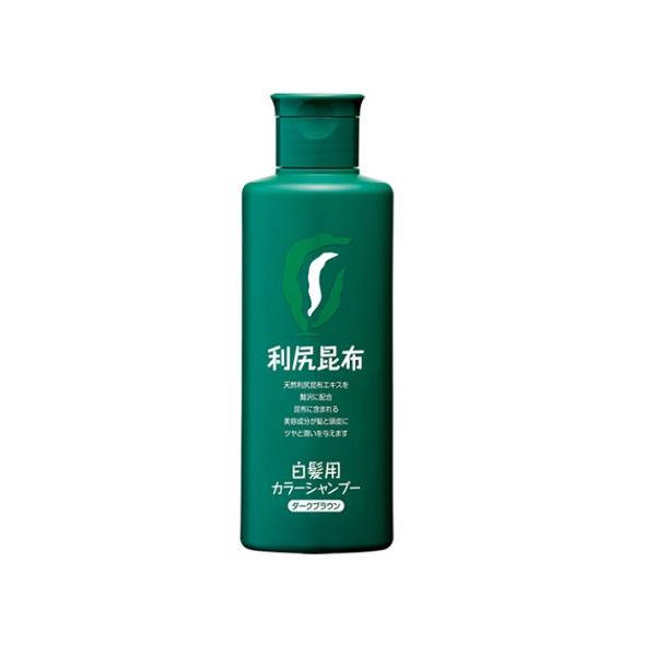利尻 カラーシャンプー ダークブラウン 200ml : ザグザグ通販