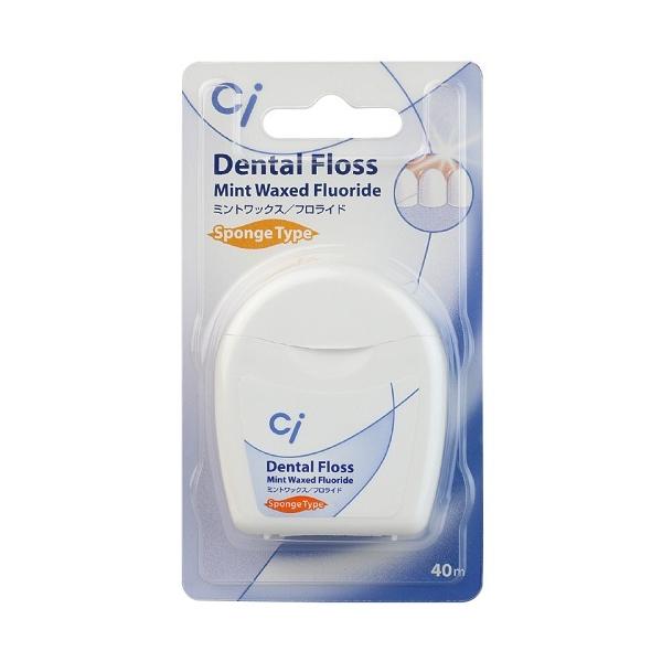 Ciメディカル Ci フロスミントワックス フロライド スポンジ