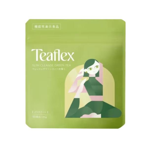 (ポスト投函)Teaflex(ティーフレックス) スリムクレンズ グリーンティー 45g
