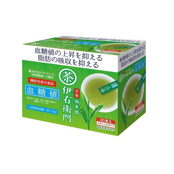 他サイト： 伊右衛門 機能性表示食品 インスタント緑茶スティック血糖値 30本入の商品画像