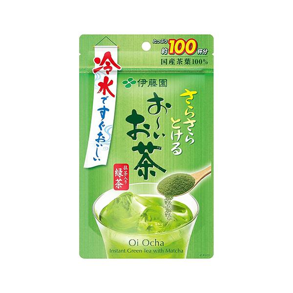 おちゃ商品 お〜いお茶 (伊藤園)おーいお茶 さらさら抹茶入り緑茶 80g : ザグザグ