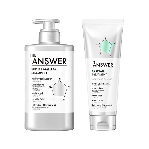 THE ANSWER (花王)THE スーパーラメラシャンプー ポンプ 400mL+EX