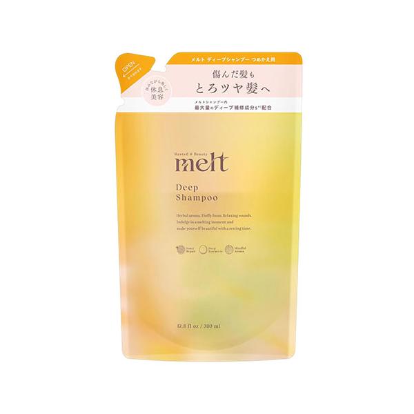 (ポスト投函)(花王)メルト ディープシャンプー ポンプ 詰替え 380ml