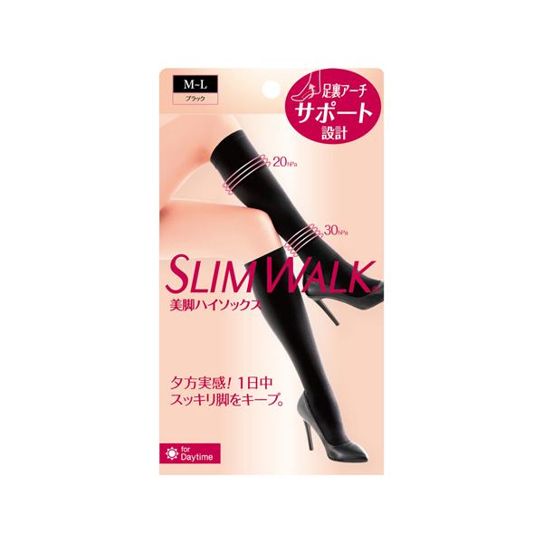 (ポスト投函)(ピップ)美脚ハイソックス ブラック M-Lサイズ 1足入