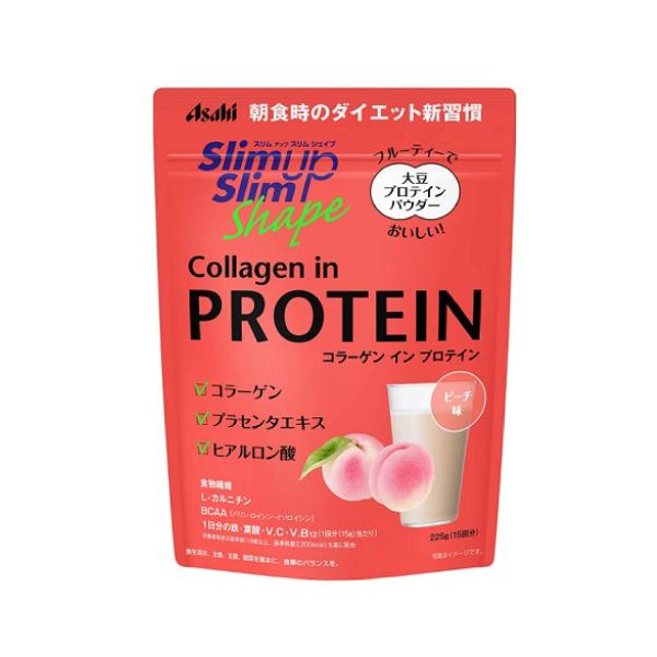 他サイト： (ポスト投函)(アサヒ)スリムアップスリム シェイプ コラーゲンインプロテイン 225gの商品画像