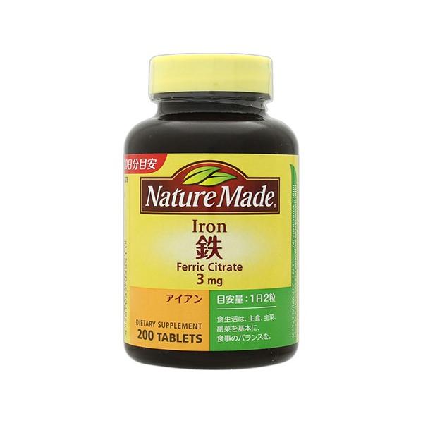 (大塚製薬)ネイチャーメイド 鉄(アイアン) 200粒