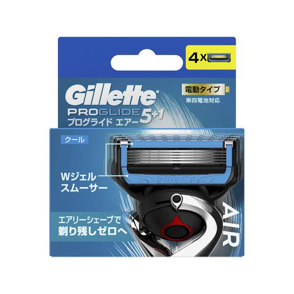 (ポスト投函)(P＆G)ジレット プログライドエアー 電動替刃 4個入