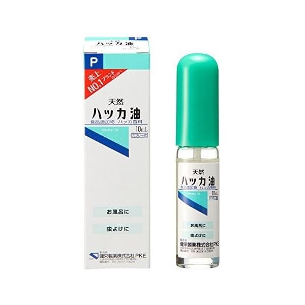 他サイト： (ポスト投函)(健栄製薬)ハッカ油スプレー 10mlの商品画像