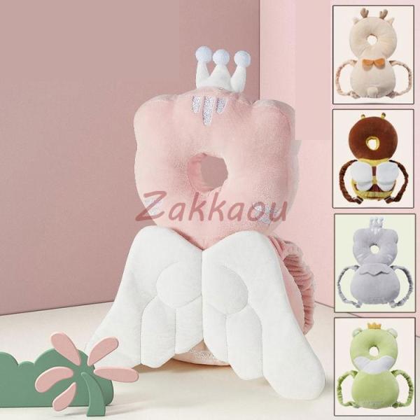 ■品名：ベビー頭保護クッション■素材：表地（ポリエステル） 充填物（ポリエステル）■カラー：全7色■サイズ：34*20CM■適応年齢：5ヶ月〜24ヶ月人気検索キーワード：赤ちゃん 転倒防止 ごっつん防止 リュック 柔らか はち キッズ 乳幼...