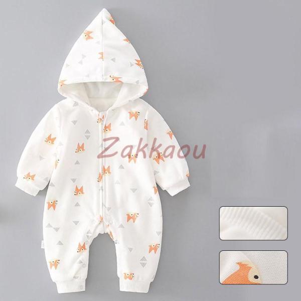 ■ 品名：ロンパース■ 素材：コットン■ カラー：ホワイト■ サイズ：66-90■ 産地：中国人気検索キーワード：秋冬　ロンパース ベビー つなぎ 新生児 幼児 女の子 男の子 ジャンプスーツベビー服 赤ちゃん 着ぐるみ 百日祝い 出産祝い...